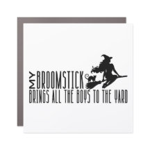 Min Broomstick Magnet