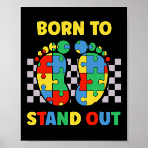 Min bror är Au-some Autism Awareness Autistic Li Poster