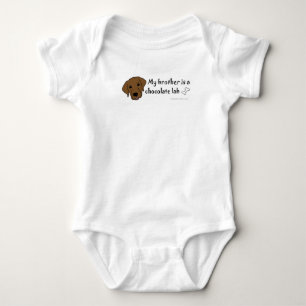 Min bror är en chokladlabrador t shirt