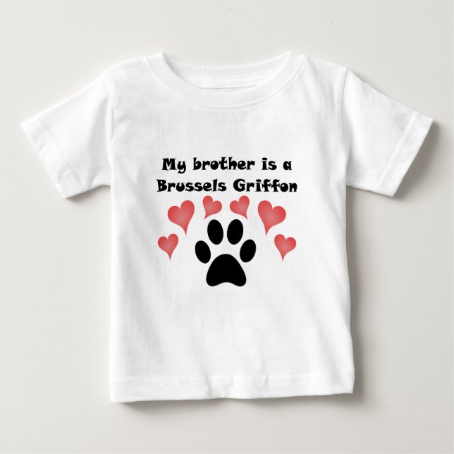 Min bror är en griffon i Bryssel T-shirt (Framsida)