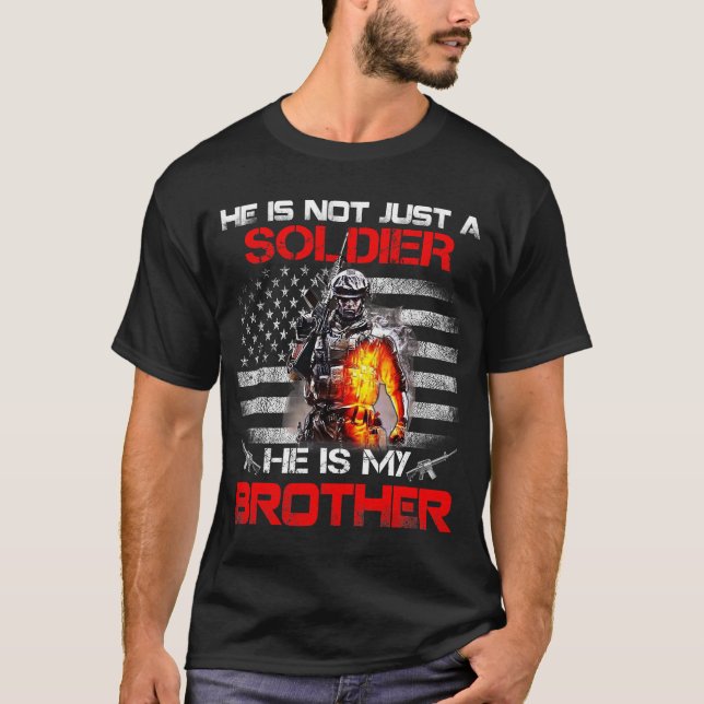 Min bror är en soldat, proud-arméns syster Tshirt T Shirt (Framsida)