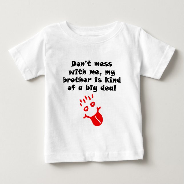 Min bror är en stor affär tee shirt (Framsida)