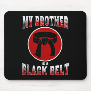 Min bror är en svart martialkonst Bälte i Karate Musmatta