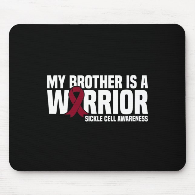 Min bror är en Warrior Sickle Cell Awareness Musmatta (Framsidan)
