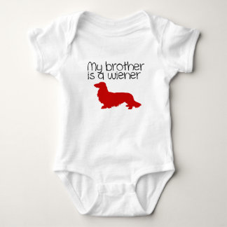 Min bror är en Wiener Långhårig Dachshund Dräkt T Shirt