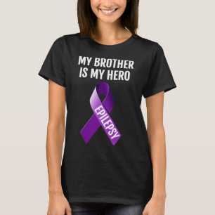 Min bror är min hjälte Epilepsi Medvetenhet T T-sh Shirt
