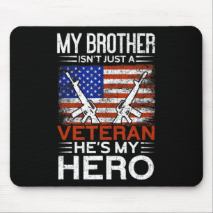 Min bror är min hjälte Stolt amerikansk veteran br Musmatta
