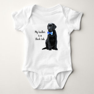 Min bror är Svart lab - Black Labour Retriever T Shirt
