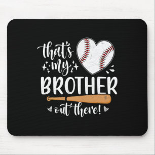Min bror där ute Baseball Sister 1 Musmatta