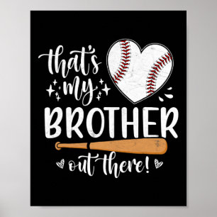 Min bror där ute Baseball Sister 1 Poster