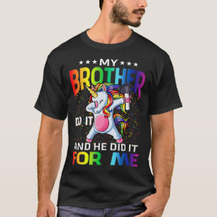 Min bror gjorde det och han åt mig Student Unicorn T Shirt
