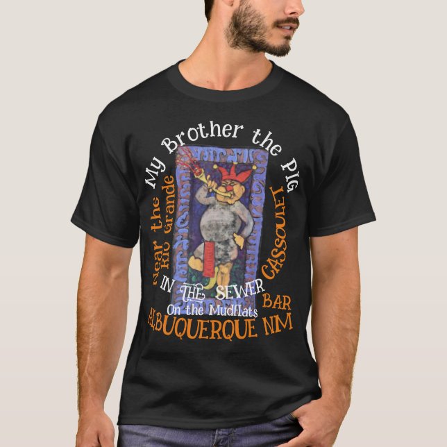 Min bror GRIS Cassoulet Bar Albuquerque NM T Shirt (Framsida)