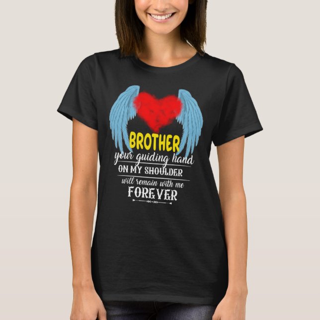 Min bror min beskyddarängel i himlen saknar min t shirt (Framsida)