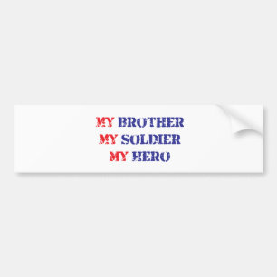 Min bror, min soldat, min hjälte bildekal
