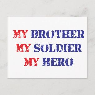 Min bror, min soldat, min hjälte inbjudningar