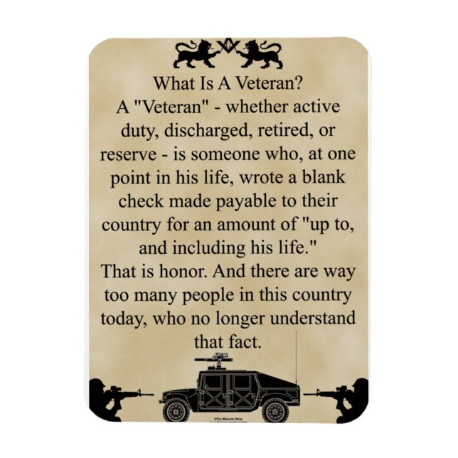 Min bror, Veteran Magnet (Vertikal)