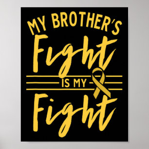 Min Brors Kamp Är Min Kamp Barncancer Poster