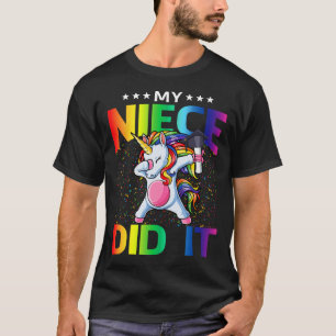 Min brorsdotter gjorde det Studenten graduated Uni T Shirt