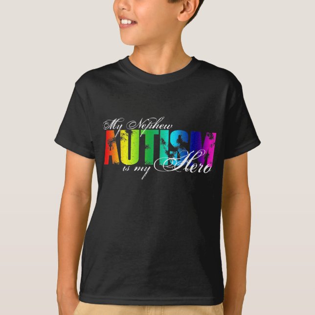 Min brorson min hjälte - Autism T-shirt (Framsida)