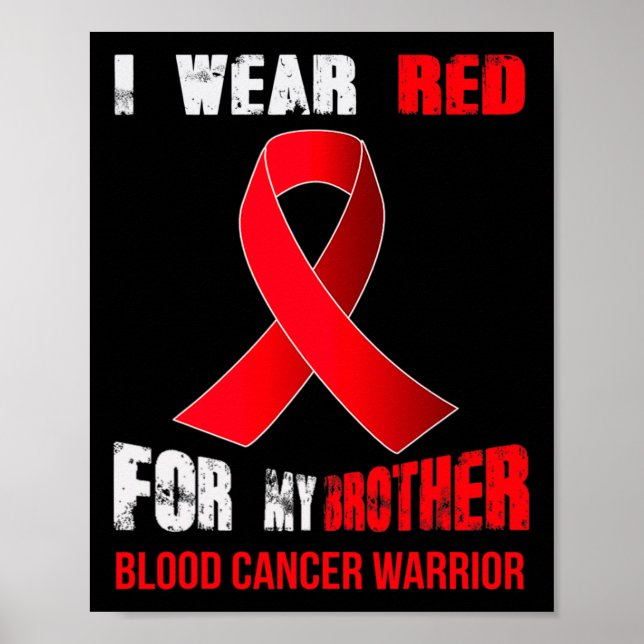 MIN BROTHER- MY BLOOD CANCER WARRIOR POSTER (Framsidan)