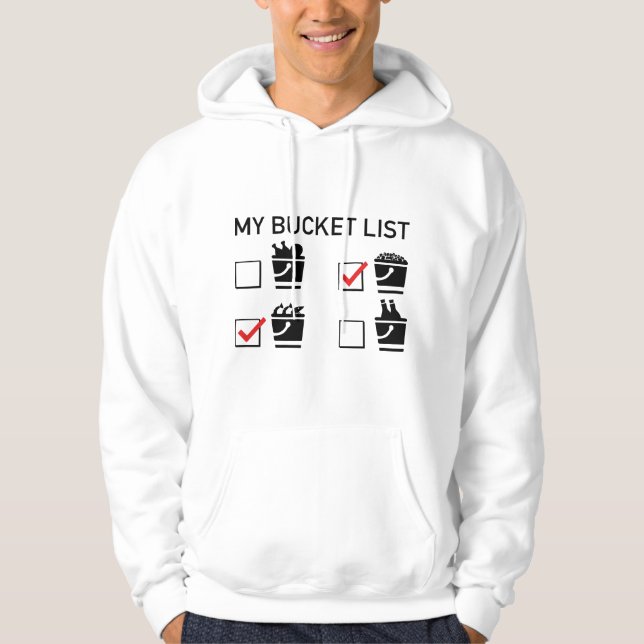Min buffertlista hoodie (Framsida)
