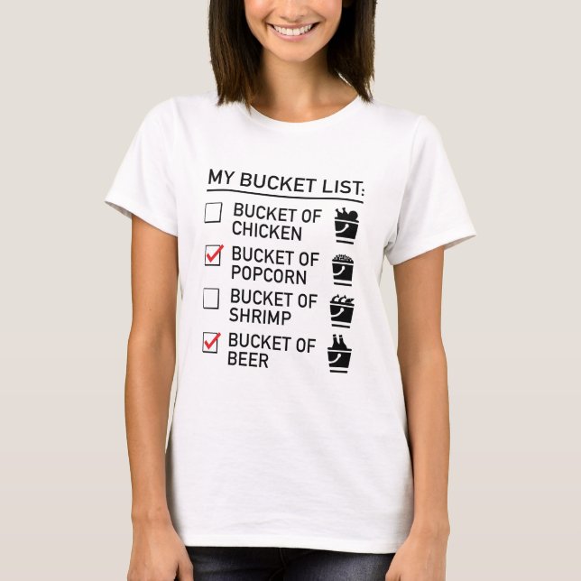 Min buffertlista t shirt (Framsida)
