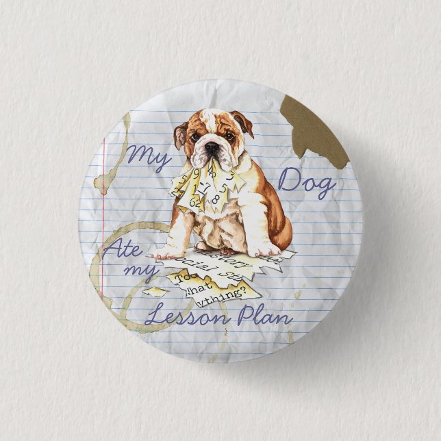Min Bulldog Ate Min Lesson-plan Knapp (Framsida)