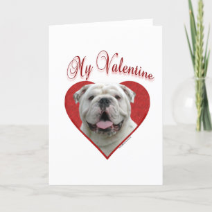 Min Bulldog Valentine Helgkort