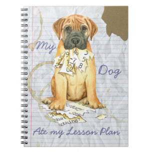 Min Bullmastiff Ate Min Lesson Plan Anteckningsbok