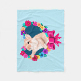 Min Bunny Valentine Fleecefilt