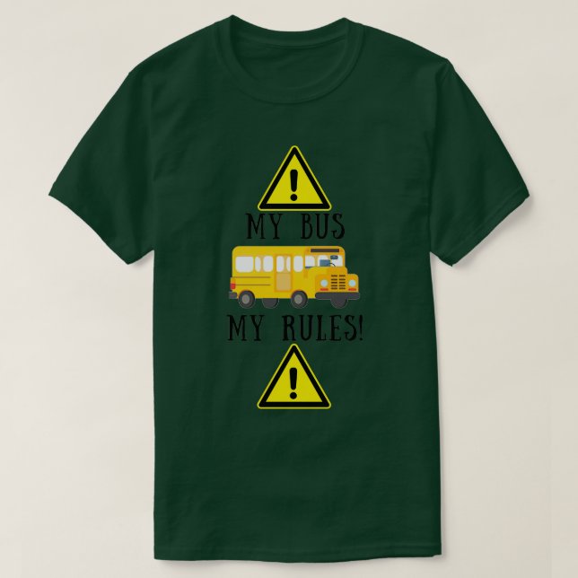 Min buss mitt regler 2 t shirt (Design framsida)