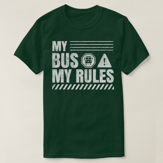 Min Buss Mitt Regler 6 T Shirt (Design framsida)