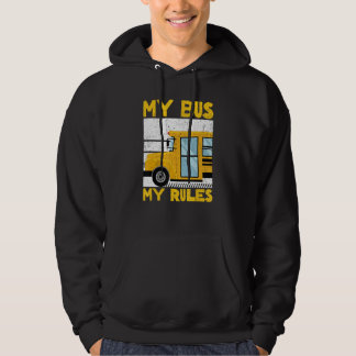 Min Buss My Regler. Skolförare buss Hoodie