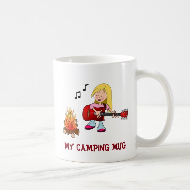 Min campa Mugg-Flicka Kaffemugg (Höger)