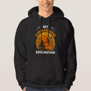 Min Canaan Hund Ride Shotgun   Canaan Hund Hallowe Hoodie