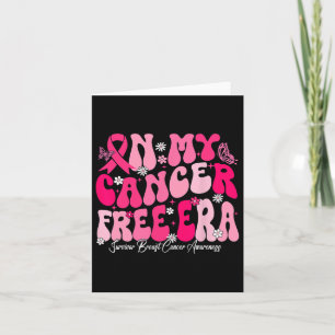 Min cancerfria era Survivor Breast Cancer Awarenes Kort