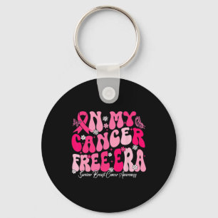 Min cancerfria era Survivor Breast Cancer Awarenes Nyckelring