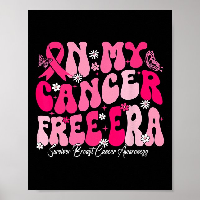 Min cancerfria era Survivor Breast Cancer Awarenes Poster (Framsidan)