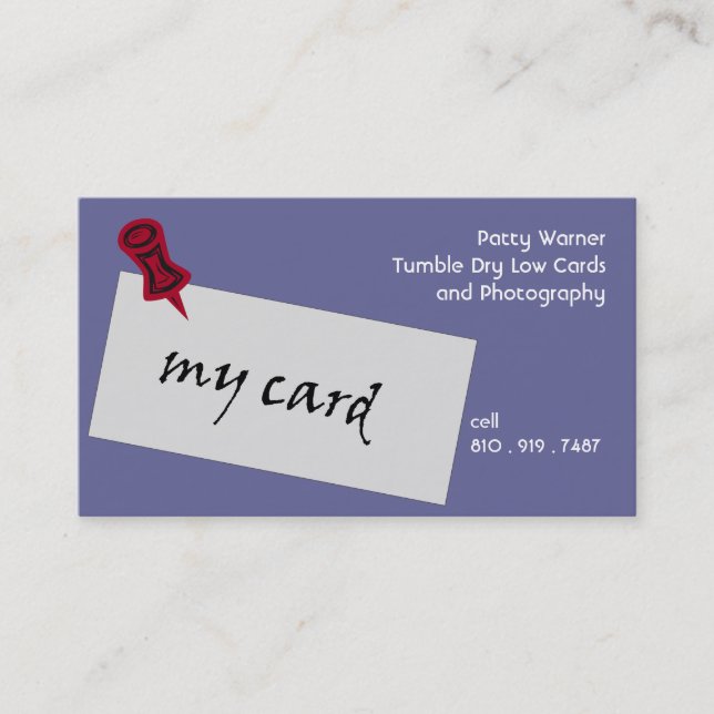 Min Carrd visitkort (Framsida)