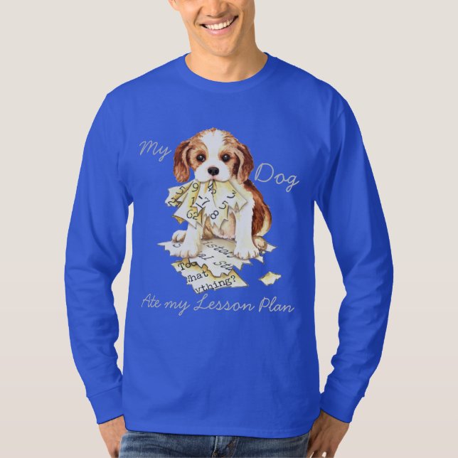 Min Cavalier Ate Min lärlingsplan Tee Shirt (Framsida)