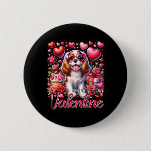 Min Cavalier King Charles Spaniel är min Valentine Knapp