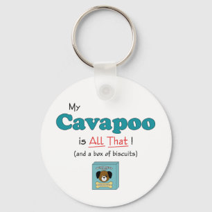 Min Cavapoo är all det! Nyckelring