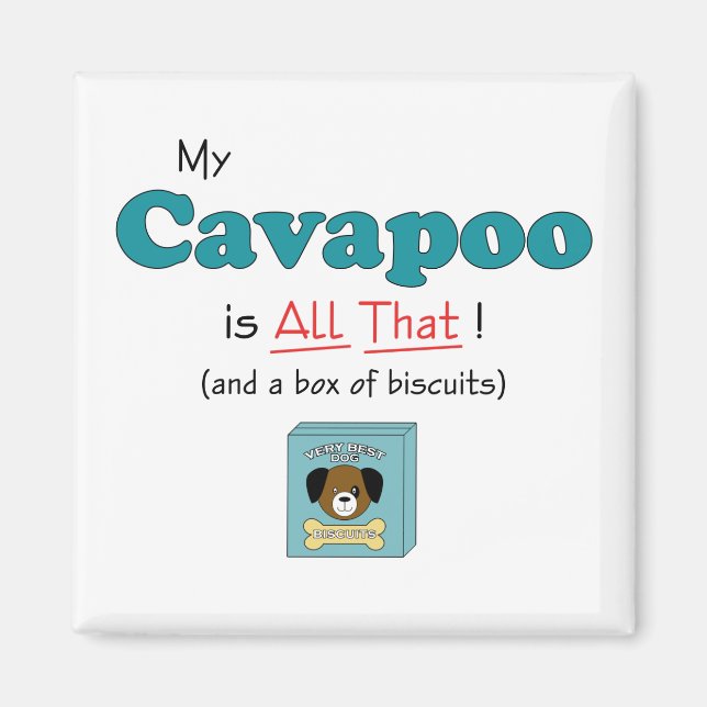 Min Cavapoo är allt! Magnet (Framsidan)