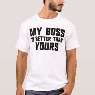 Min Chef är bättre än er medarbetare Manar Chef T Shirt