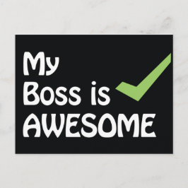 Min Chef är Fantastisk vykort