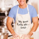 Min Chef kallar mig Pappa Fars dag Förkläde<br><div class="desc">Min Chef kallar mig Pappa Fars dag</div>