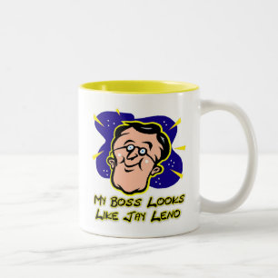 Min chefLooks lika Jay Leno Två-Tonad Mugg