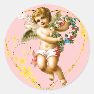 Min Cherub Runt Klistermärke