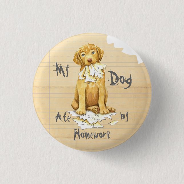 Min Chessie Ate Min hemläxa Knapp (Framsida)