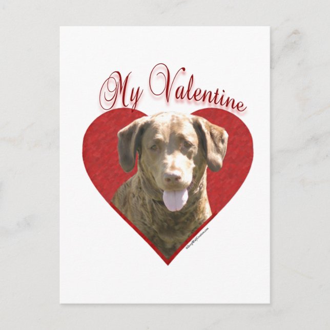 Min Chessie Valentine Helg Vykort (Framsida)